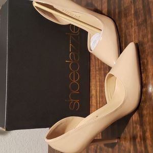Beige Nude Anna Kay Pumps, Size 6.5